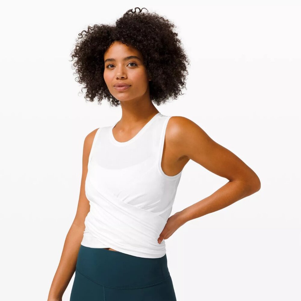 lululemon athletica White Tank Top